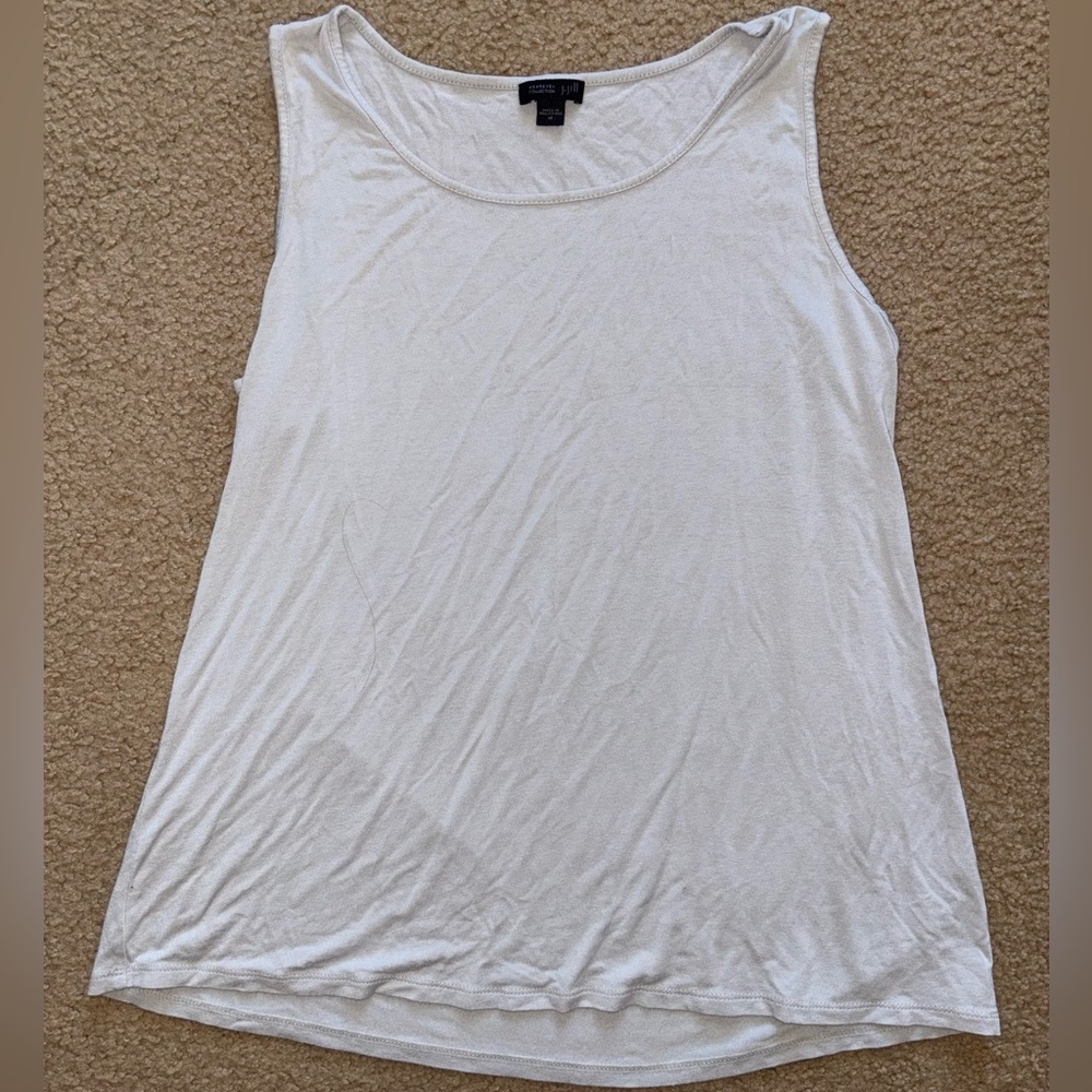 J. Jill Classic Light Gray Tank Top